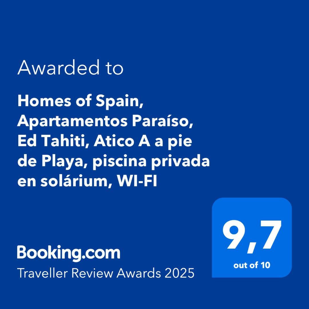 Homes Of Spain, Apartamentos Paraiso, Ed Tahiti, Atico A A Pie De Playa, Piscina Privada En Solarium, Wi-Fi Vera Εξωτερικό φωτογραφία